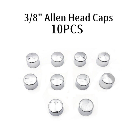 10PCS 3/8¡åAllen Socket Bolt Cap Dress Kit Fits for Harley-Davidson Misc Hardware