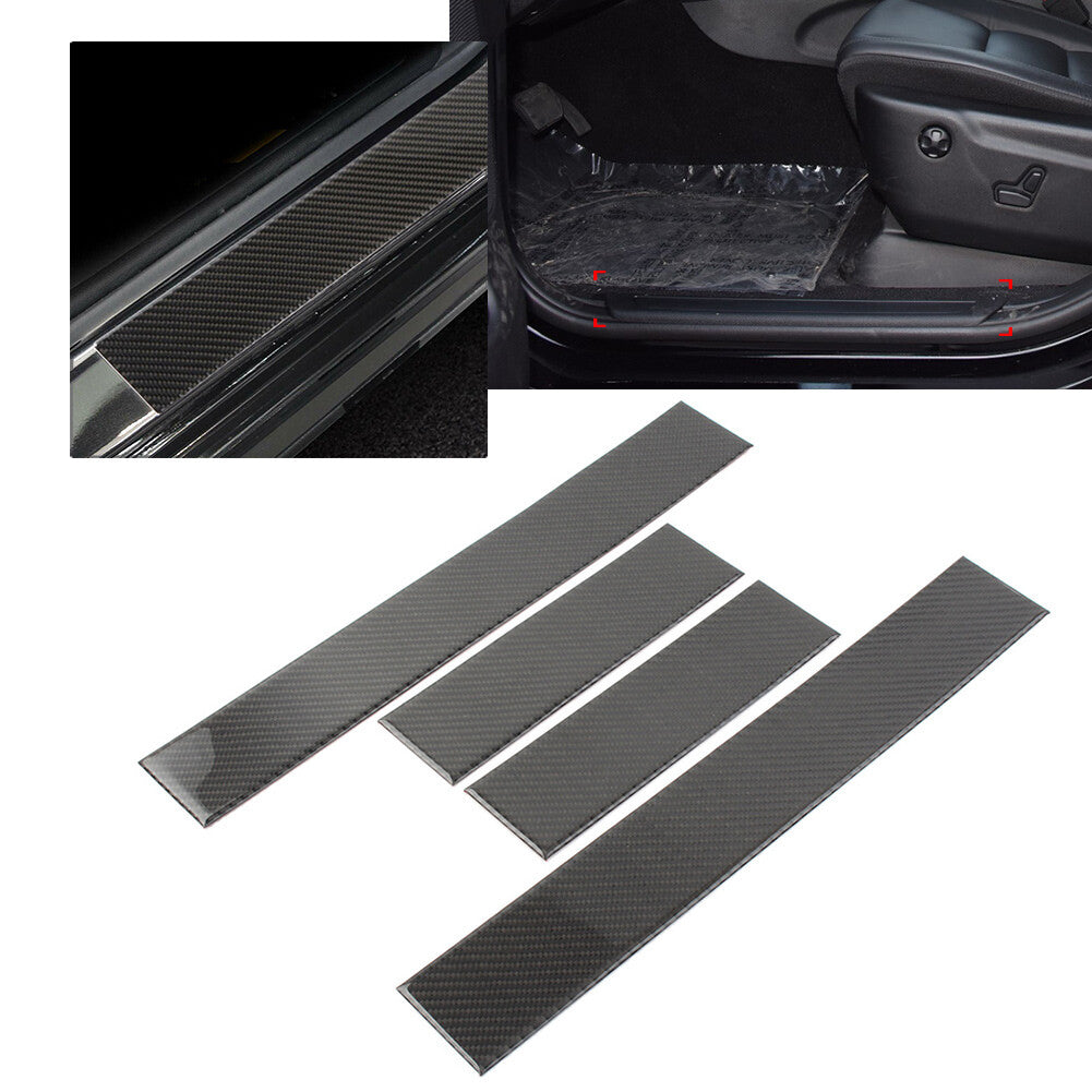 4 Pcs Door Sill Step Threshold Shield Protector Trim for Jeep Grand Cherokee