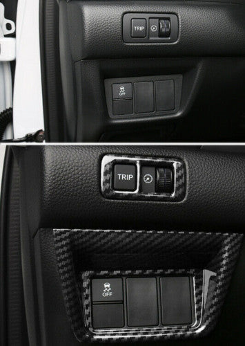 for Honda Accord 2018-2022 Carbon fiber Headlight Function Switch Button Cover