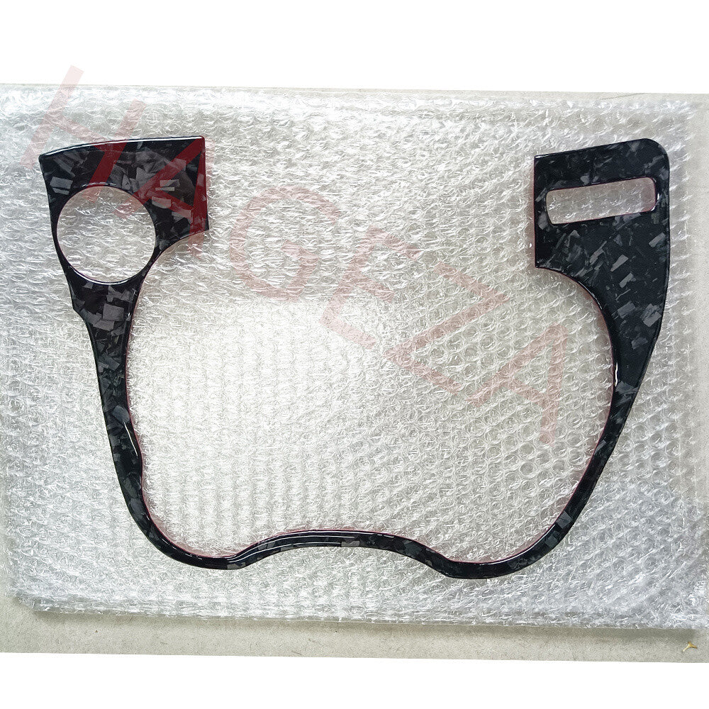 for Infiniti Q50 Q60 2014-2022 Forged Carbon Fiber Interior Dashboard Panel Trim