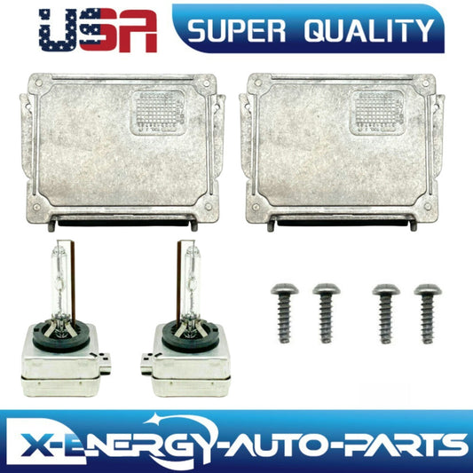 2x New For 11-13 for Dodge Durango Xenon Ballast HID D1S Bulb Kit Control Unit 6G