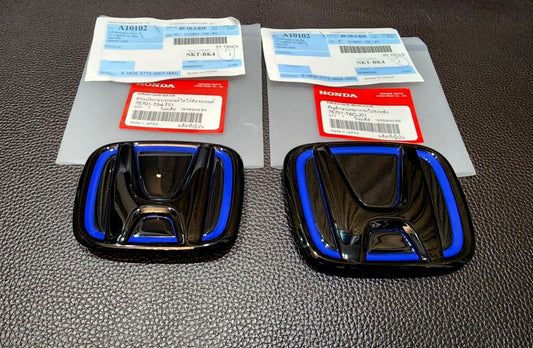 1. H FE e:HEV Black Gloss Embroidered Badge for Honda for Civic FE 2021-23
