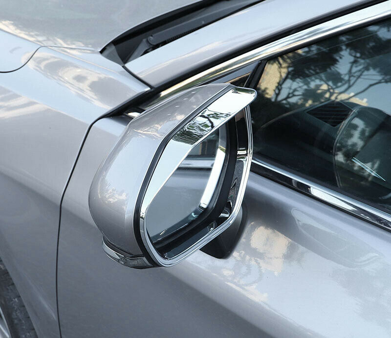 for Toyota for Camry 2018-2023 Chrome Rear View Mirror Rain Eyebrow Frame Trim Cover