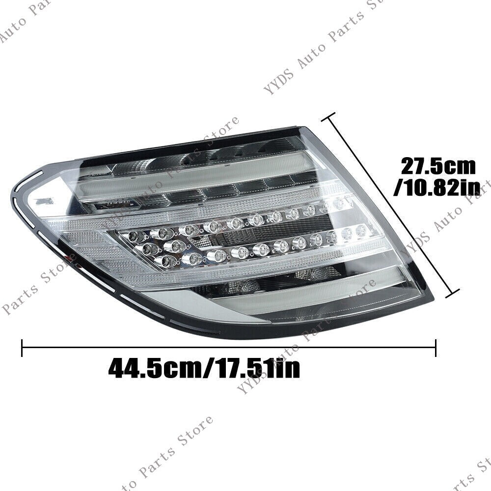 LeftRight Side Rear LED Tail Lights For 2011-2014 for Mercedes Benz Class C W204