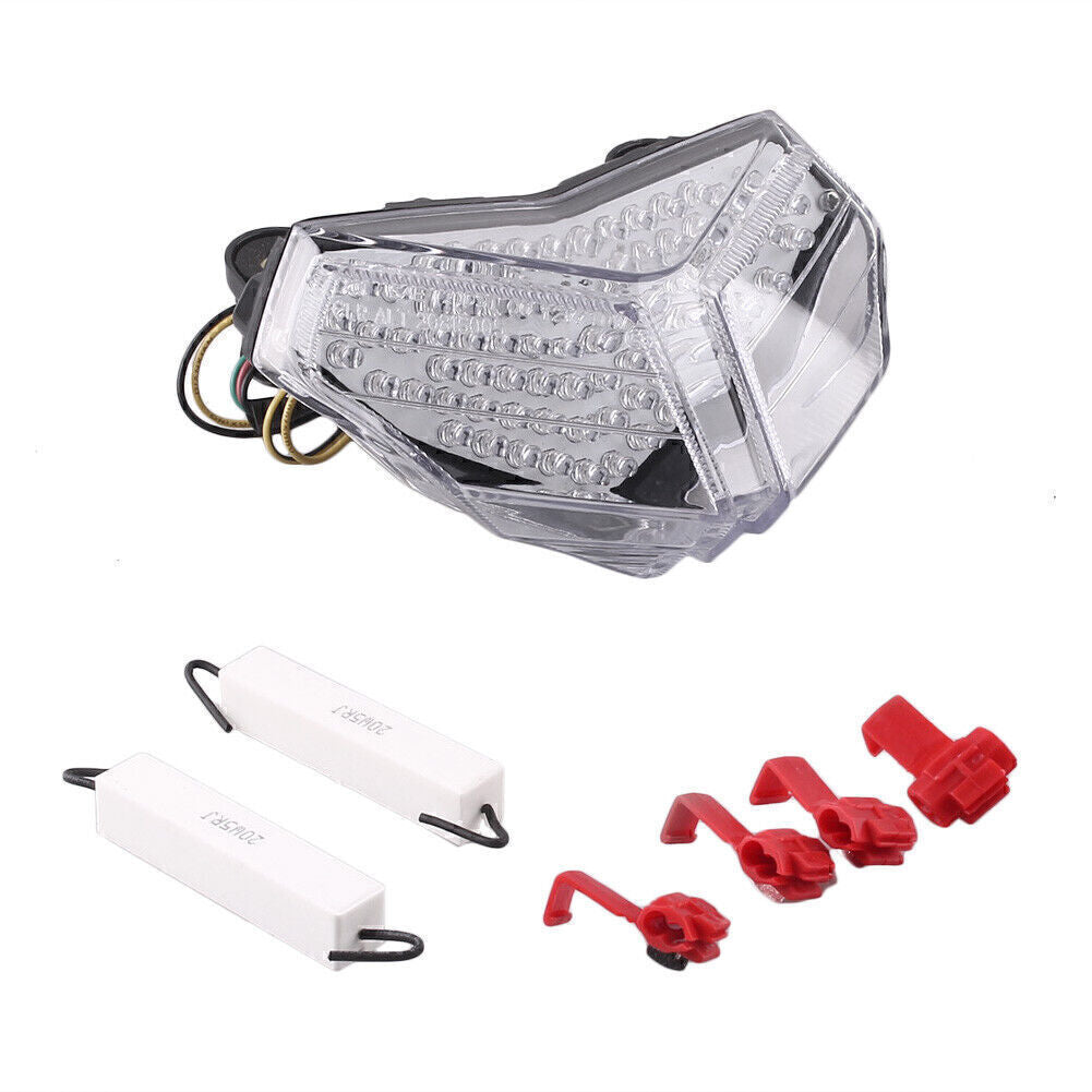 Clear Rear Tail Light Turn Signals for DUCATI 1198 R CORSE 2009 2010 848 2008