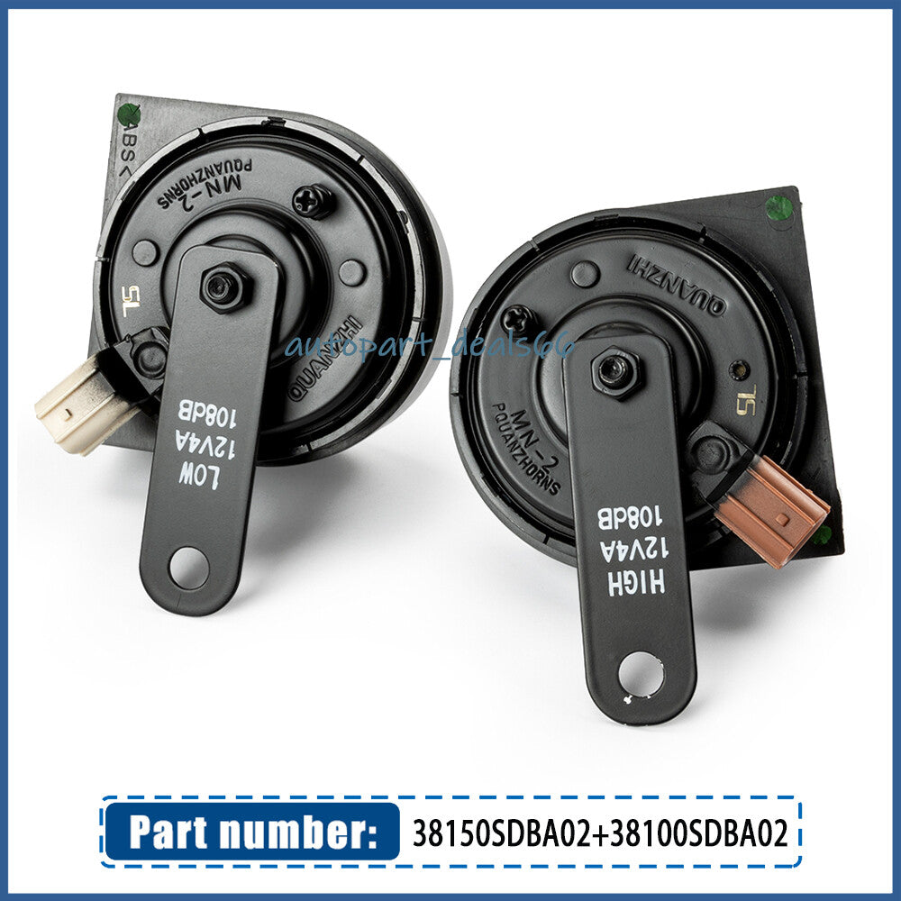2PCS Tone Horn 2004-08 for Honda Accord for Acura RL TSX 38100-SDB-A02 38150-SDB-A02