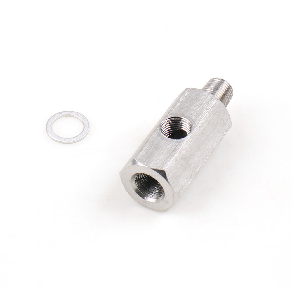 1/8-inch BSPT oil pressure sensor T-shirt to NPT adapter turbo supply wire gauge