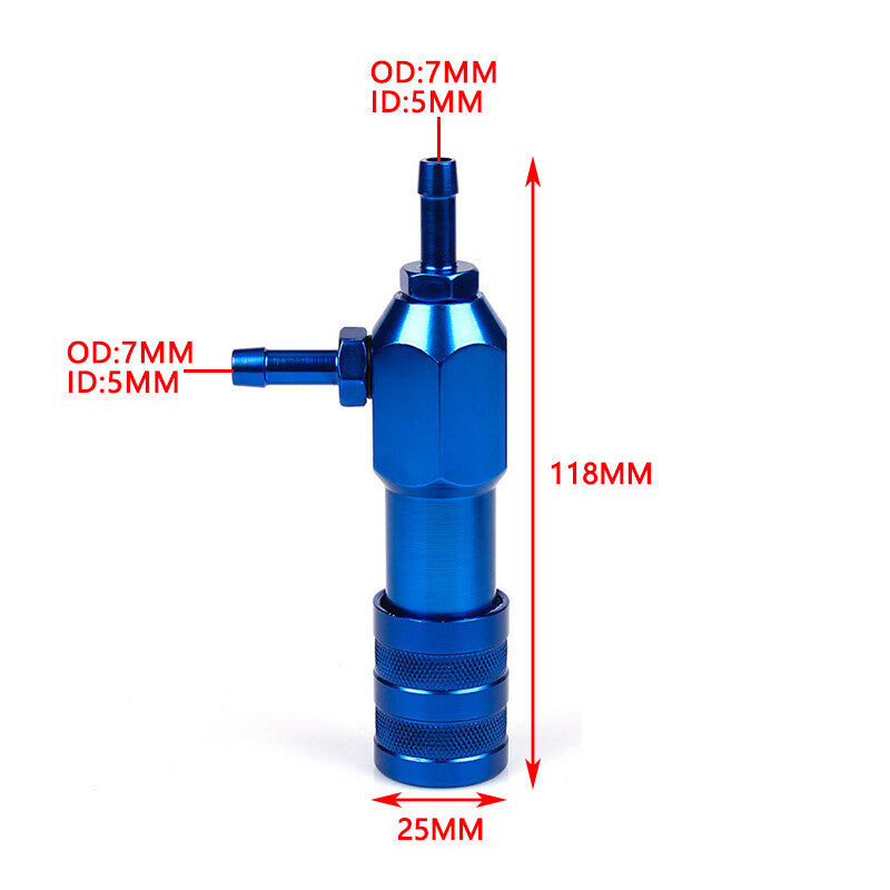 Blue Adjustable Racing Turbo Boost 1-30 Psi Car Manual Boost Controller Kit