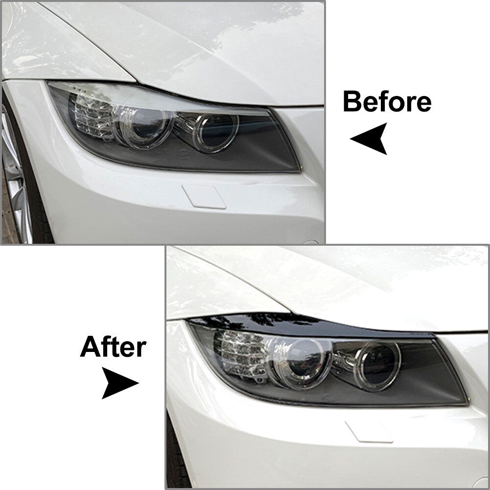 Headlight Eyelid Eyebrow Cover for BMW 3 Series E90 E91 2006-2011