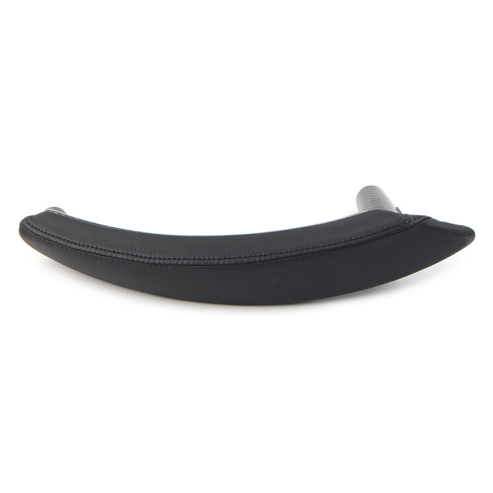 Inner Door Trim Pull Handle Real Leather Fit for BMW X5 X6 E70 Right Side Carbon