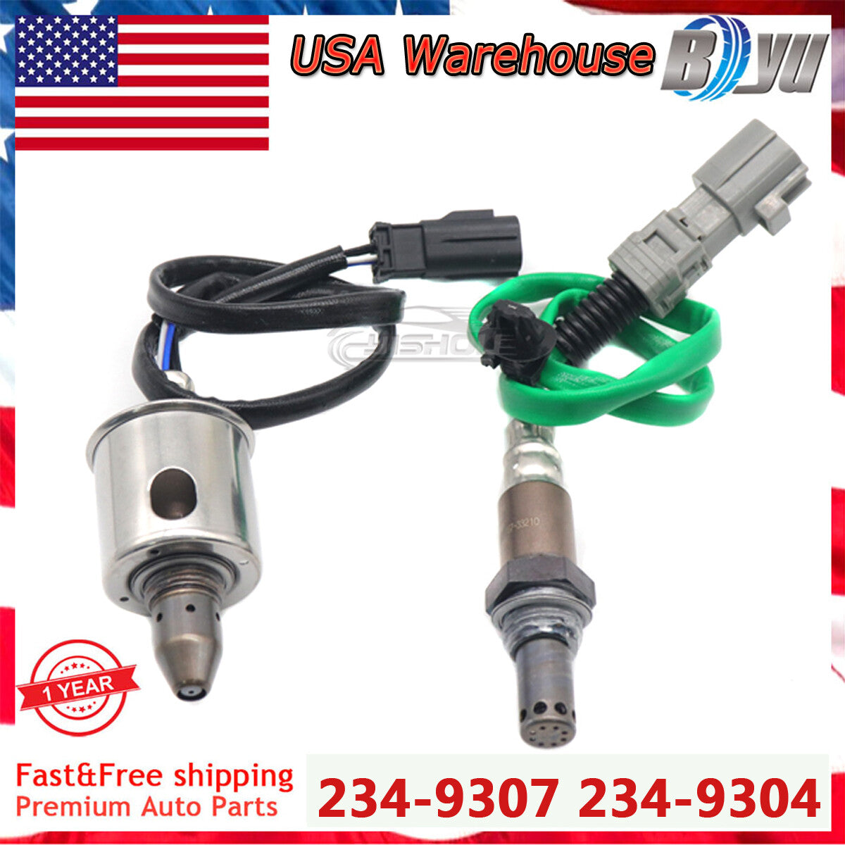 2pcs Oxygen Sensor For 2018-2022 for Toyota for Camry 2.5L,19-22 for Avalon 2.5L FrontRear
