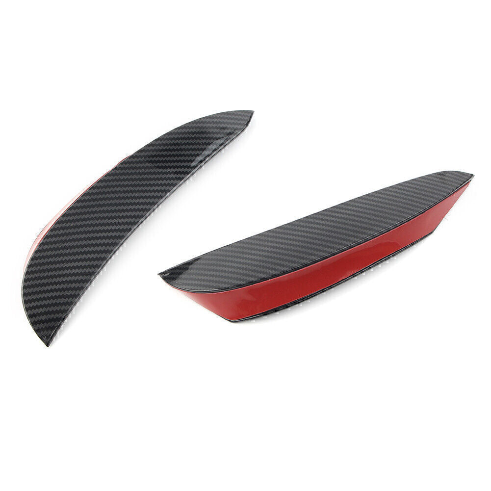 for Mercedes-Benz E W213 Sport Carbon fiber pattern Bumper Canards Vent Flap