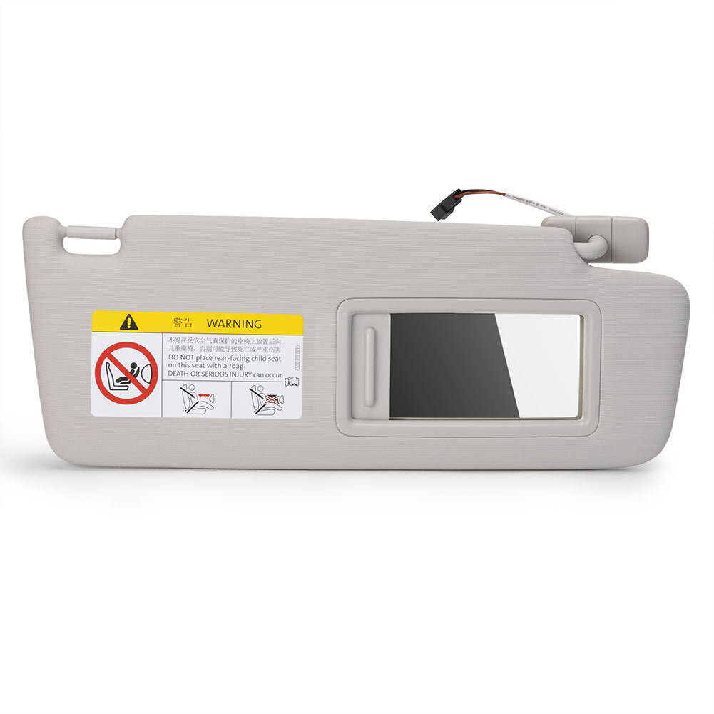 One-piece set of right sun visor and vanity mirror suitable for Volkswagen for Golf , for Jetta MK7, T-Cross for Passat , B8, CC
