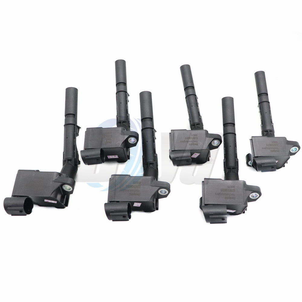 Ignition coils and spark plugs (6 pieces) for Mercedes-Benz C400, CLS400, E400 2015-2019