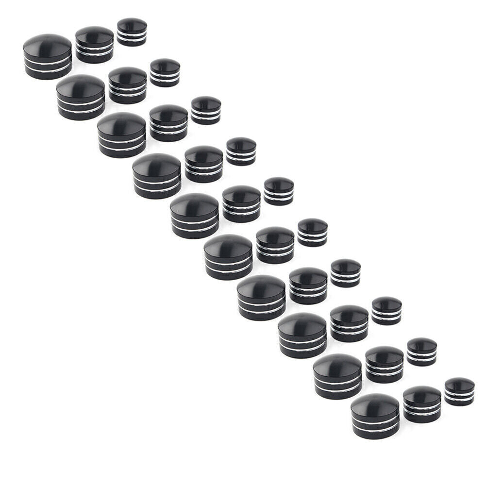 10pcs Inner 9mm Schrauben Motor Bolt Topper Caps Cover Fit for Harley Dyna V-Rod