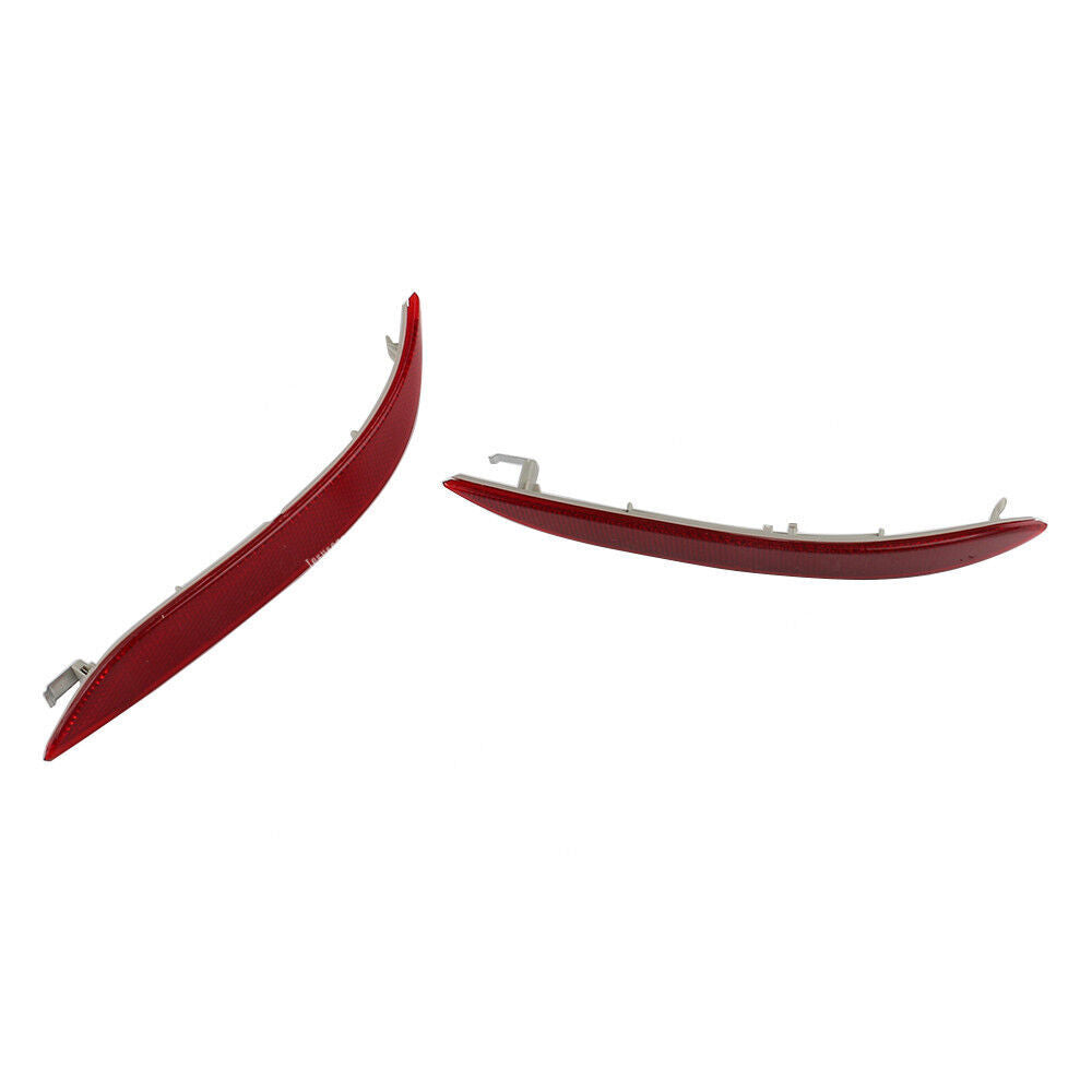Pair Rear Bumper Reflector Light for BMW 2003-2007 5-Series 528i 530i E60 E61