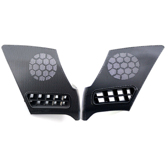 for Mercedes-Benz E-Class W210 LEFT+RIGHT Dash Vent Speaker Grill Covers Black