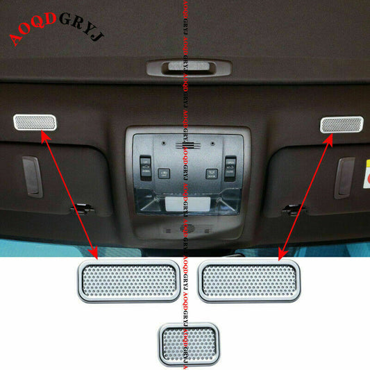 for Lexus ES350 300h 2019-2022 ABS Chrome Car Roof vents Moulding Trim Covers 3x