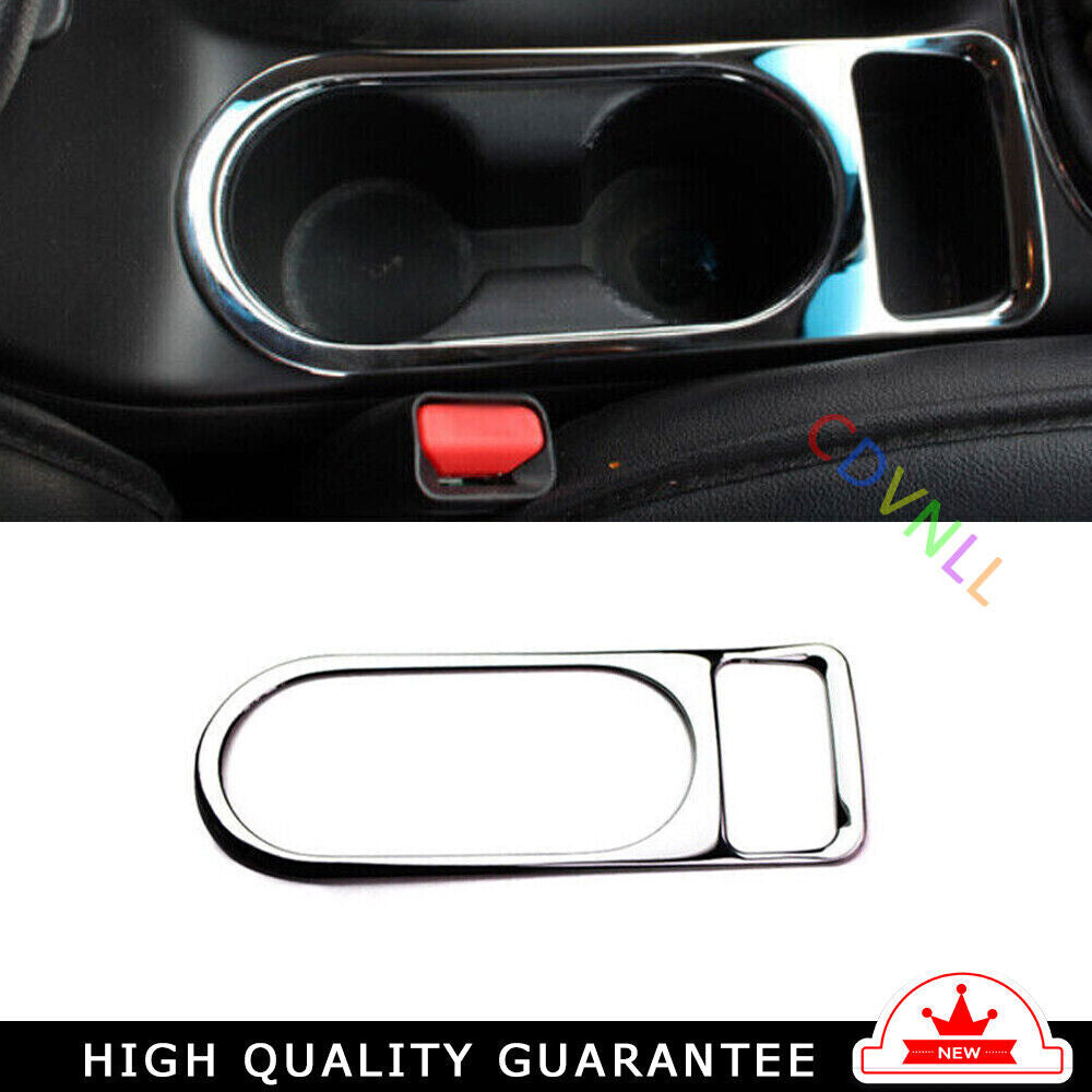 Middle Console Drinking Glass Cover Trim for Kia K3 Forte 17-2018 Chrome Steel