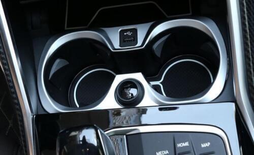 for BMW 4-Series 2021-2023 Matte Silver 1PCS Middle Console Drinking Glass Trim