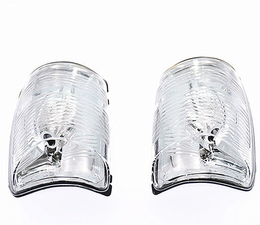 2Pcs Wing Mirror Indicator Lamp Lens Cover Compatible Transit MK8 2014 Onwa