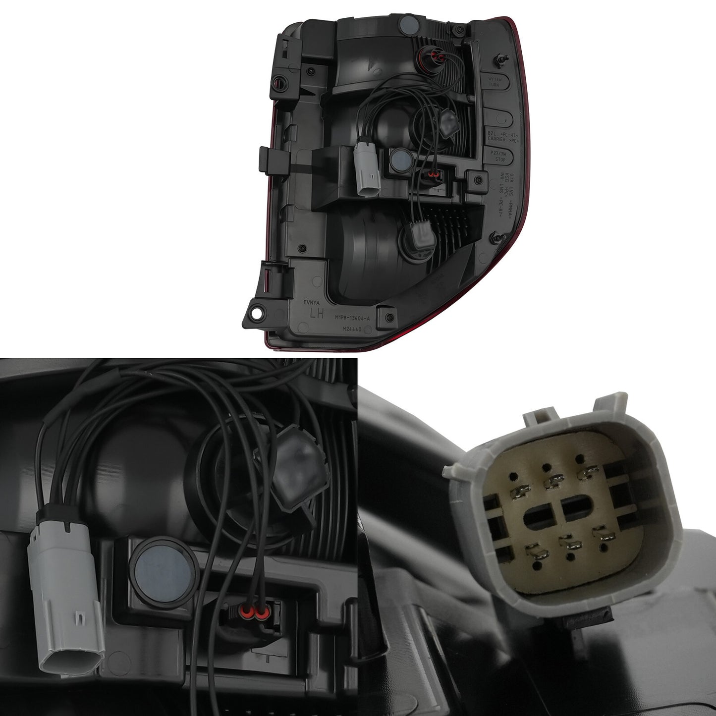 RHLH LED Rear Taillight Assembly and Brake Lights for 2021-2023 for Ford for Mustang Sport