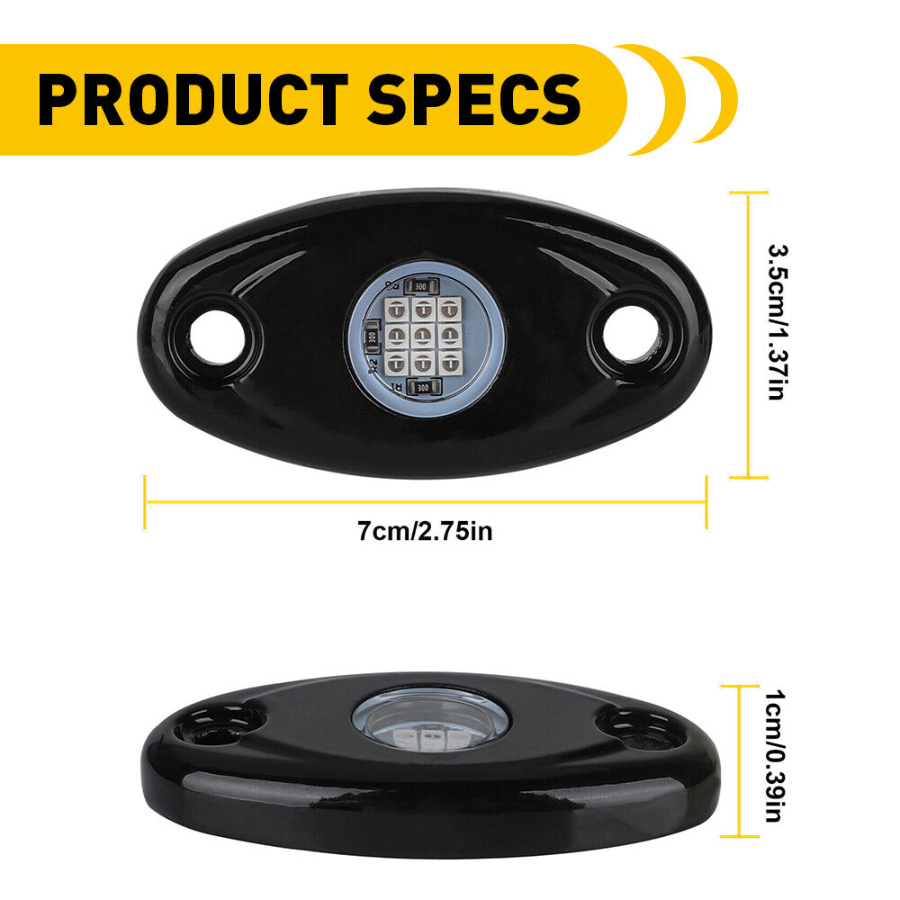 4Pod Rock LED White Stone LED Next Product Bottom Packaging Product