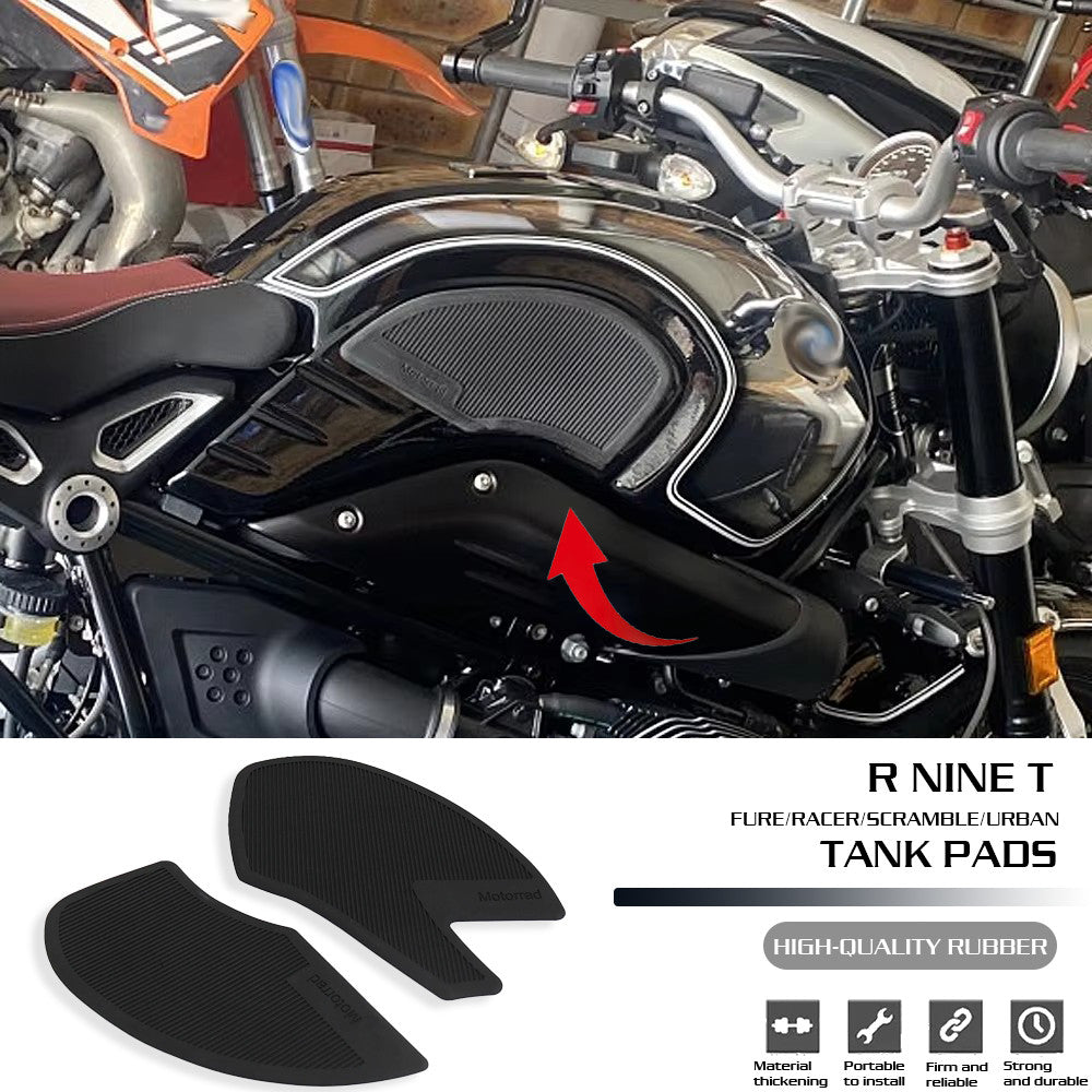 for BMW R Nine T Racer Pure Fuel Tank Pads Stickers Decal Gas Knee Grip Traction