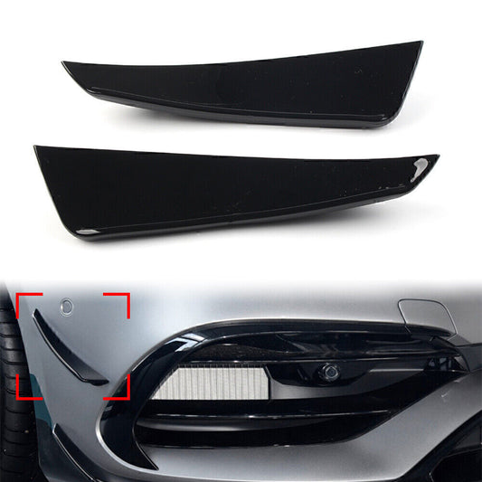 Front Bumper Lip Splitter Trim Fit for Mercedes-Benz A Class W176 A200 A45AMG 16-218