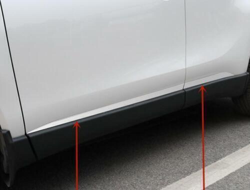 for Toyota Venza 2021-2023 Chrome Door Guard Body Side Molding Cover Trims Decor