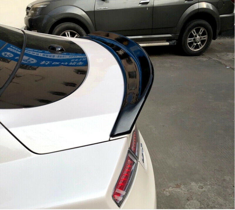 for Lincoln MKZ 2013-2020 Glossy Black Car Rear Door Trunk Spoiler Wing Lip Trim