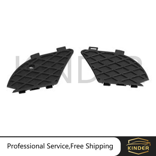 Pair Front Bumper Cover Grilles For W210 E320 2000-2003 E430 E55 AMG 2000-2002