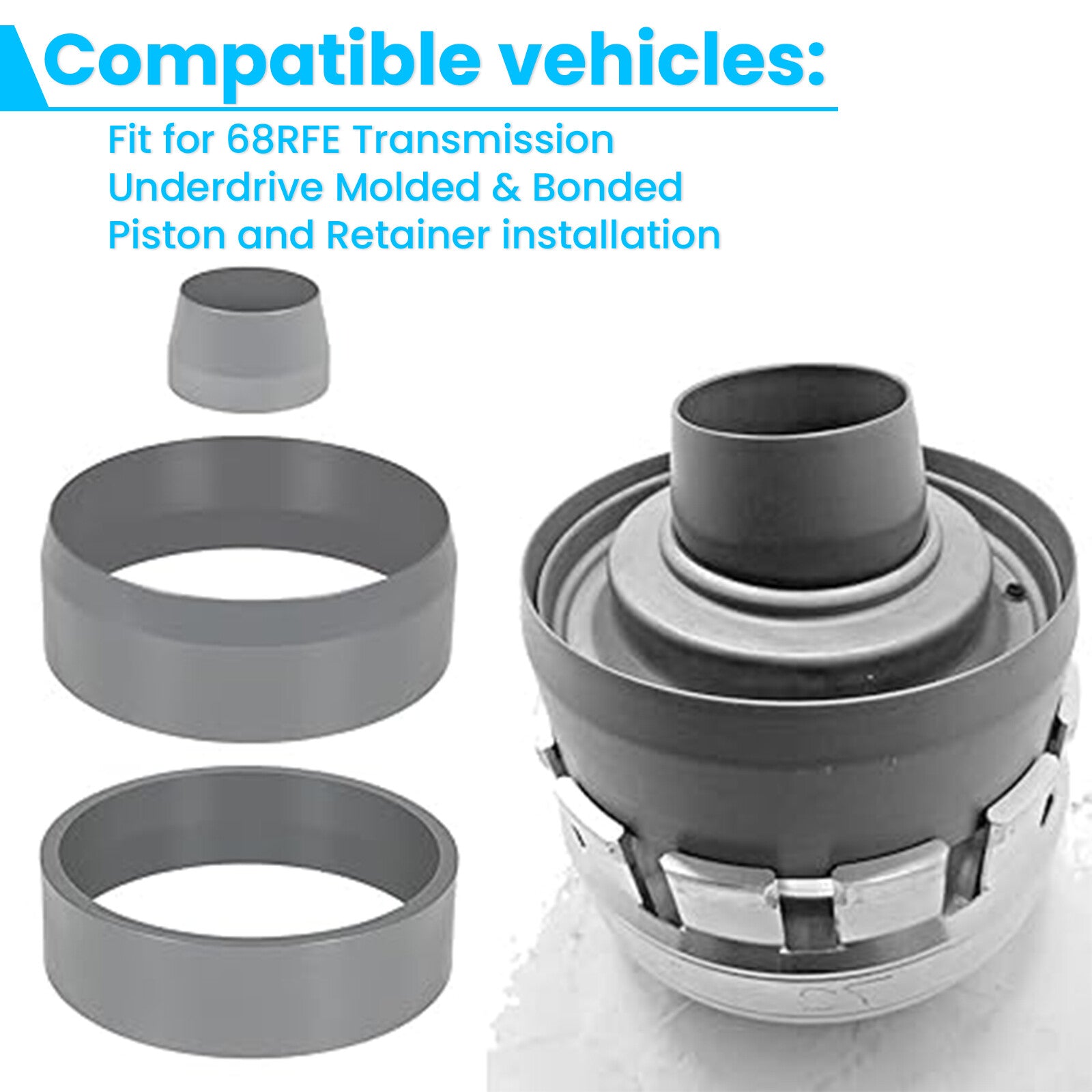 3PCS Underdrive Piston Retainer Tool for 68RFE Transmission T-3250-KM