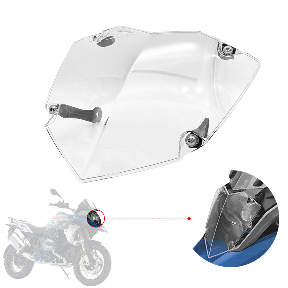 Motorcycle Headlight Guard Transparent Protector Fit for BMW R1200GS R1250GS ADV