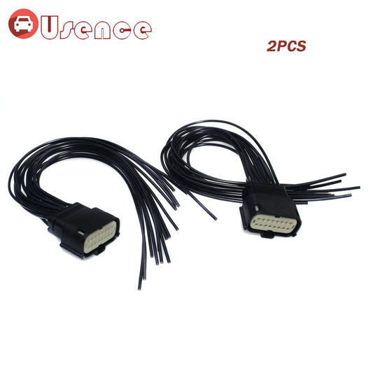 2X For 2014-18 for Jeep Grand Cherokee Xenon 68202814AA Headlight Connector Pigtail