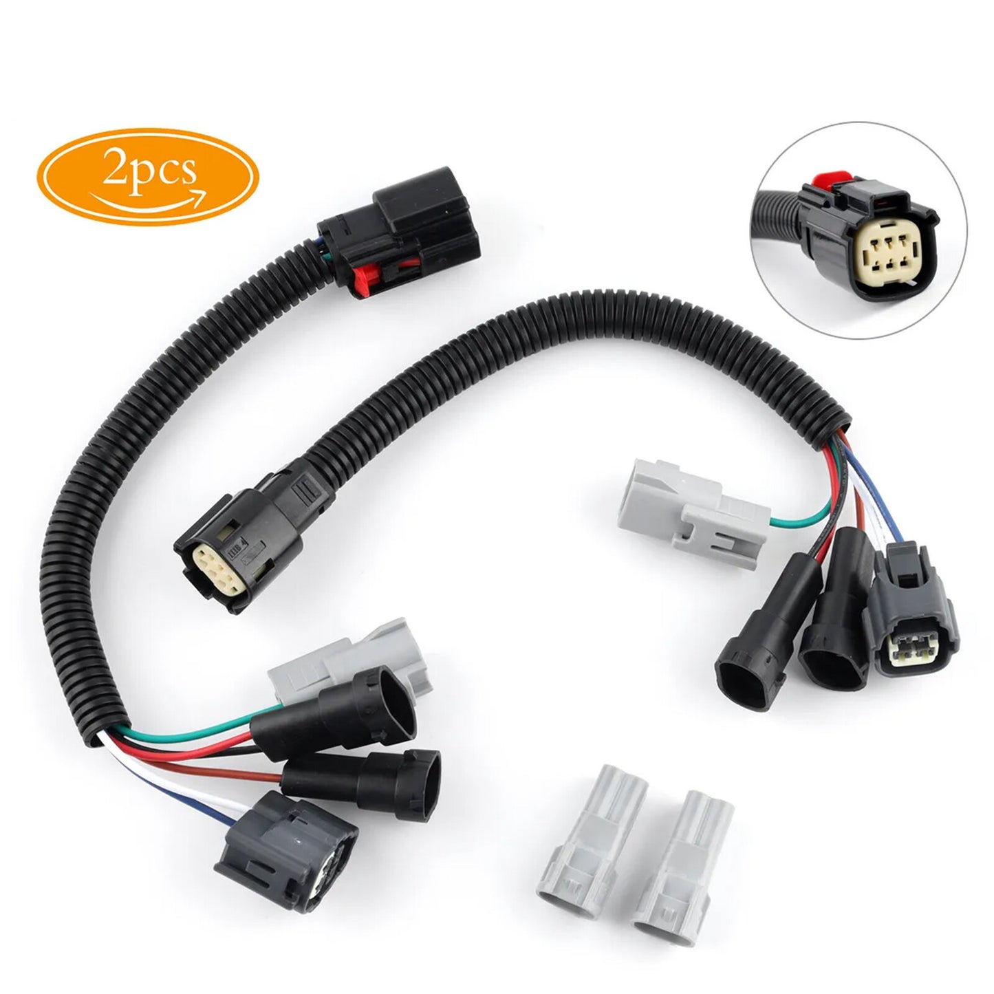 LED Headlight Conversion Harness Adapter Plug for Toyota Tacoma 16-20