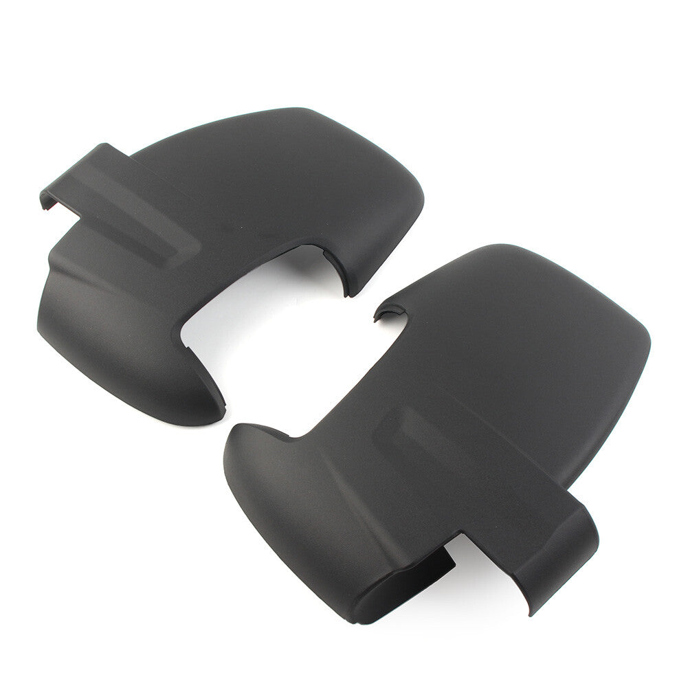 T¨¹r Fl¨¹gel Spiegel Abdeckung Geh?use ABS f¨¹r for Ford Transit MK8 14-21 Paar Schwarz