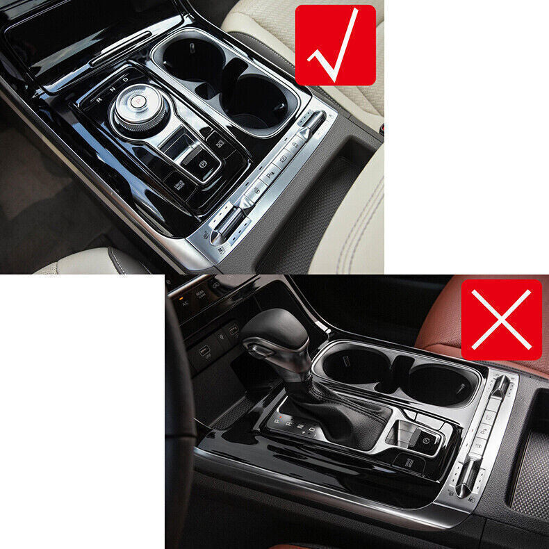 for Kia Carnival 2022-24 Matte Silver Interior Set Decor Cover Frame Trim Bezels