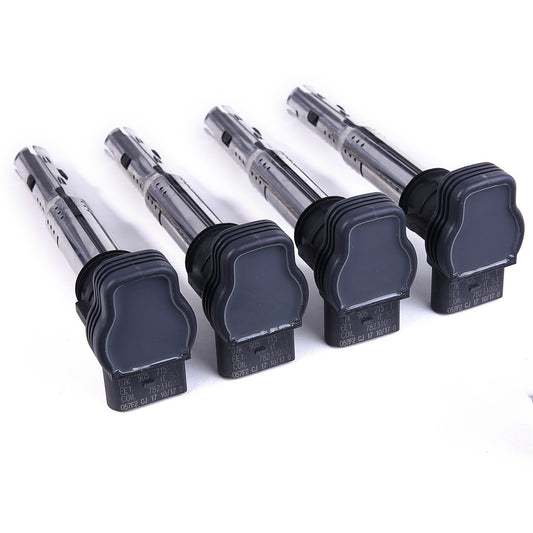 4Pcs Ignition Coil Set for VW for Golf for Passat Beetle for AUDI for A4 Q3 Q5 for SEAT 07K905715F