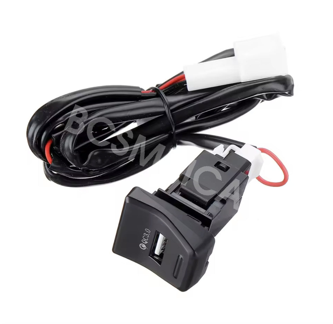 USB Port Car Charger Socket LED Phone Charging Adapter Fit for Toyota RAV4 2019