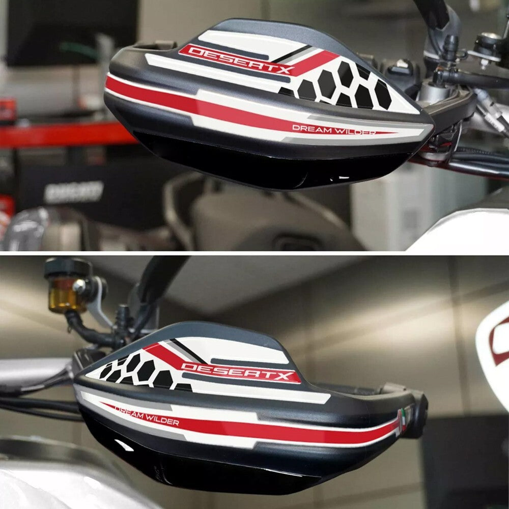 Stickers 3D Guards Side Tank Motorcycle Compatible With for Ducati Desertx