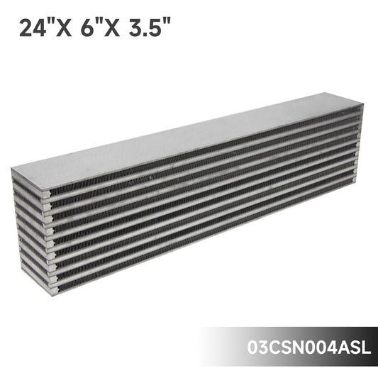 Universal Race High Performance Bar and Plate Air Intercooler Core 24X 6X 3.5