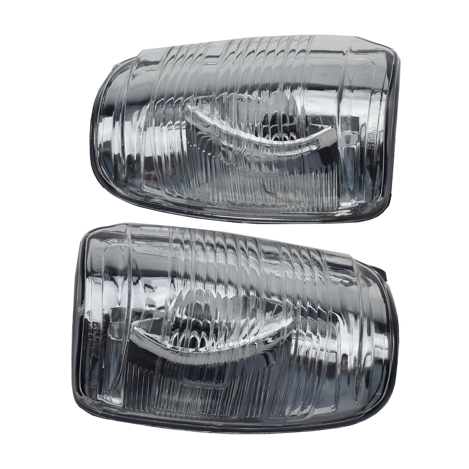 A pair of side mirrors with turn signals suitable for Ford Transit 150 250 350 (model 15-21). High-definition new.
