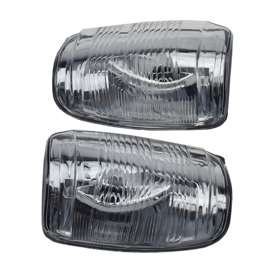 A pair of side mirrors with turn signals suitable for Ford Transit 150 250 350 (model 15-21). High-definition new.