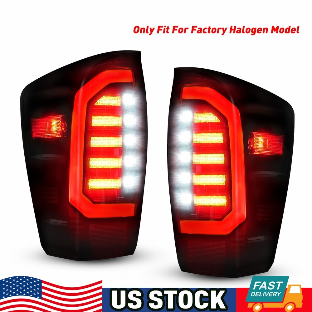 Suitable for 2016-2023 for Toyota Tacoma pickup brake light LED taillight smoke filter B