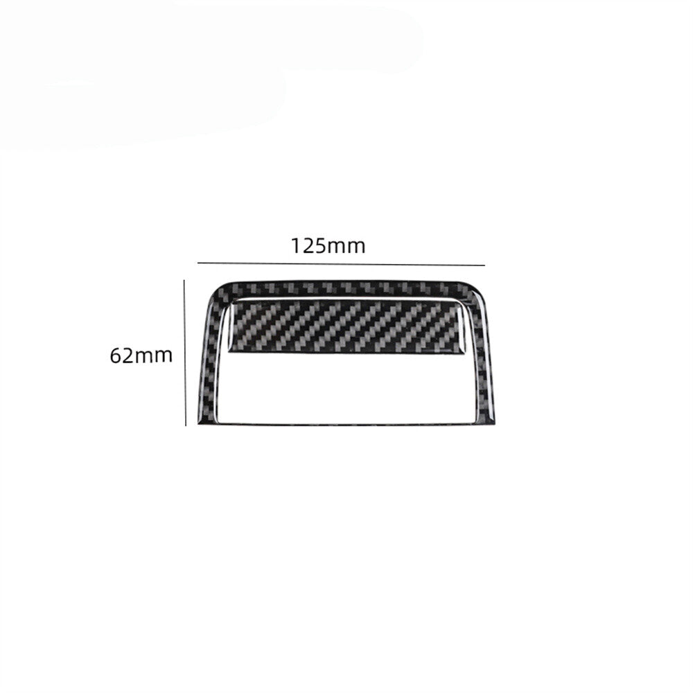 2Pcs Carbon Fiber Storage Accent Switch Trim Cover for Ford F150 2004-2008