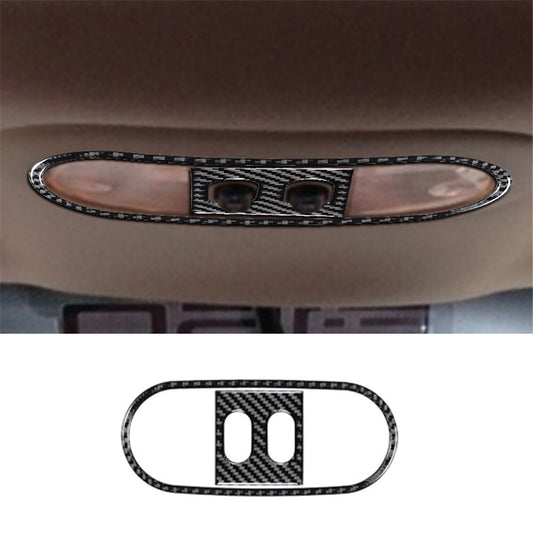 2PCS Carbon Fiber Interior Overhead Light Control Cover Trim for Ford F-150 FX4