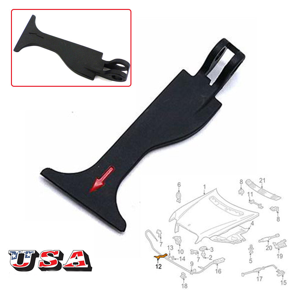 NEW for Mercedes W203 C230 C240 C320 Hood Release Handle Front Grille 2038870427