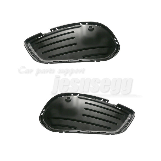 2Pcs Front Bumper Fog Grille Cover Fit for Mercedes-Benz C-Class W205 2015-2016