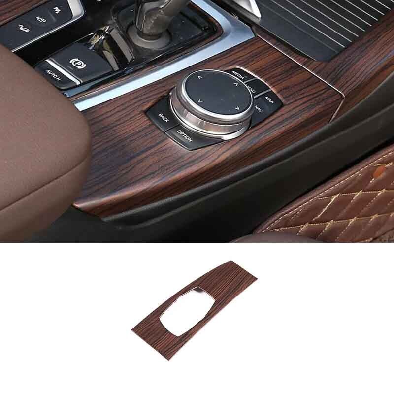 Panel Trim for BMW X3 G01 X4 G02 2018-2021 1X Console Multimedia Pine Wood Grain